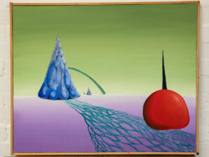 LARGE FRENCH SURREALIST PAINTING