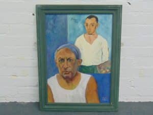 PAINTING OF PICASSO BY MARTIN BENSON